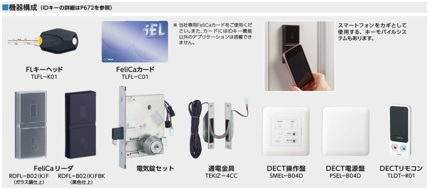 カギ舎 / MIWA ミワ マンション用インテリジェント電気錠